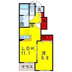 姉ケ崎駅 バス6分  千種中学校入口下車：停歩4分 1階の物件間取画像